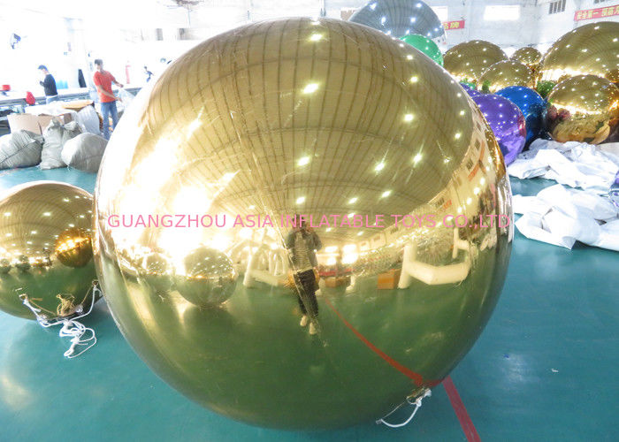 Decoration PVC Material Inflatable Mirror Balloon For Bars , Concerts